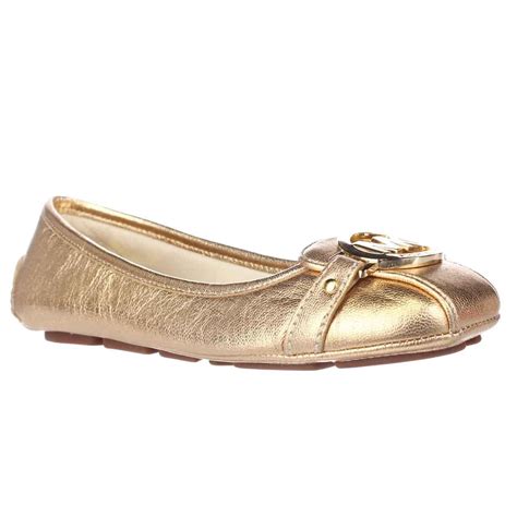 michael kors fulton gold|Michael Kors fulton flats.